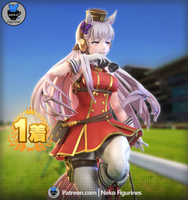 TU045 - Games character design, Goldship – Uma Musume , 3D Printer Files, 3d STL resin print download files