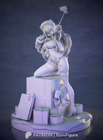 MN001 - Games character design, Goddess of Victory: Nikke, Luffy Christmas, 3d stl print download files