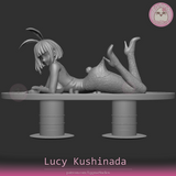 R313 - Games Character design, Lucy from cyberpunk 2077 ( Bunny )，3d STL resin print download files