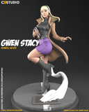 TU173 - Female Character design, Gwen Stacy ，3d STL resin print download files