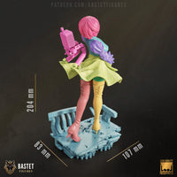TU093 - Games Character design, 2b from Nier automata, 3d stl print download files