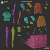 Y010 - Legendary Games Character design, Hinako From Silent Hill，3d STL resin print download files