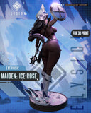 R332 - Games Character design, Maiden: Ice Rose from the game Nikke: Goddess of Victory, 3d STL resin print download files