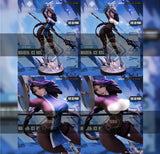 R332 - Games Character design, Maiden: Ice Rose from the game Nikke: Goddess of Victory, 3d STL resin print download files