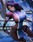 R332 - Games Character design, Maiden: Ice Rose from the game Nikke: Goddess of Victory, 3d STL resin print download files