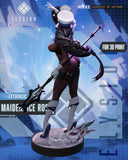 R332 - Games Character design, Maiden: Ice Rose from the game Nikke: Goddess of Victory, 3d STL resin print download files