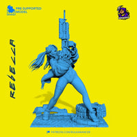 TU014 - Anime character design, Rebecca from Cyberpunk: Edgerunners, 3d stl resin print download files