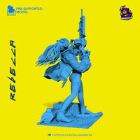 TU014 - Anime character design, Rebecca from Cyberpunk: Edgerunners, 3d stl resin print download files