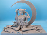 TU003 - Female Character design,Sleepy Hatsune Miku - Vocaloid，3d STL resin print download files