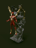 MAN144 - Legendary Character design, iron Spider man，3d STL resin print download files