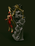 MAN144 - Legendary Character design, iron Spider man，3d STL resin print download files