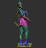 TU125 - Female Character design,Cammy from Street Fighter，3d STL resin print download files