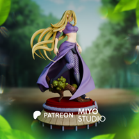 TU085 - Female Character design，Naruto - Ino Yamanaka，3d STL resin print download files