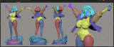 TU110 - Female Character design，Anis Sparking Summer - Nikke，3d STL resin print download files