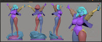 TU110 - Female Character design，Anis Sparking Summer - Nikke，3d STL resin print download files