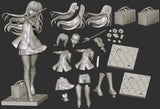 MEI099 - Anime character design, Kaori Miyazono - Your Lie in April, 3d stl print files