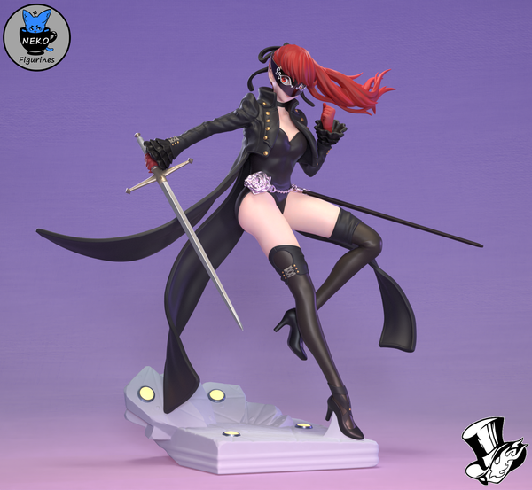 MN020 - Games character design, Kasumi Yoshizawa from persona 5, 3d stl print download files