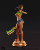 TU155 - Female Character design, Laura Matsuda，3d STL resin print download files