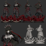 Layna Lazar - Dark Gothic Goddess from Social Media Character design,3d STL resin print download files (R325)