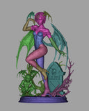 TU133 - Female Character design, Lilith，3d STL resin print download files