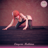 R314 - Games Character design, Makima From Chainsaw Man，3d STL resin print download files