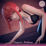 R314 - Games Character design, Makima From Chainsaw Man，3d STL resin print download files