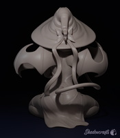 MN026 - Fantay female character design, Pumpkin Luna, 3d stl resin print download files