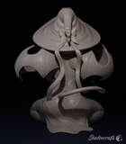 MN026 - Fantay female character design, Pumpkin Luna, 3d stl resin print download files