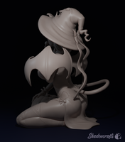 MN026 - Fantay female character design, Pumpkin Luna, 3d stl resin print download files