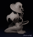 MN026 - Fantay female character design, Pumpkin Luna, 3d stl resin print download files