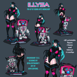 TU230 - Legendary Character design, ILLYSA ，3d STL resin print download files