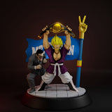 MANGA150 - Legendary Games Character design, MR Satan，3d STL resin print download files