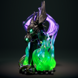 TU122 - Female Character design, Maleficent，3d STL resin print download files