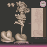 TU146 - NSFW Female Character design, Kitagawa Marin，3d STL resin print download files