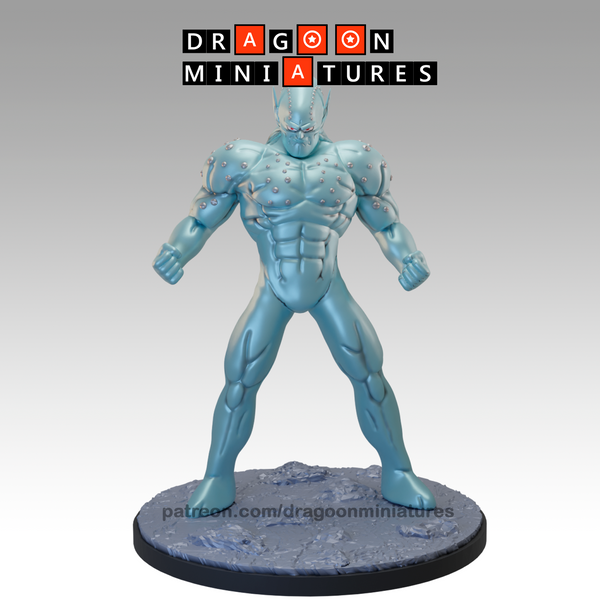 NW040 - Anime character design, General Rildo from Dragon Ball Gt, 3d stl print download files