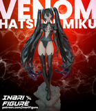 TU007 - Female Character design,Venom Hatsune Miku，3d STL resin print download files