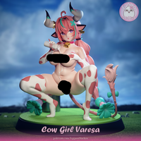 TU068 - Games Female character design, Varesa Cowgirl - Genshin Impact, 3d stl resin print download files