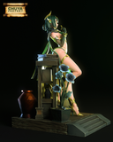 Nefer from the Genshin Impact - High Detail Character for Resin Printing, 3d stl file print download ( Y025 )