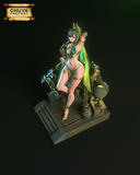 Nefer from the Genshin Impact - High Detail Character for Resin Printing, 3d stl file print download ( Y025 )