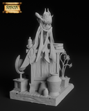Nefer from the Genshin Impact - High Detail Character for Resin Printing, 3d stl file print download ( Y025 )