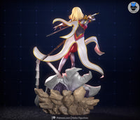 TU007 - Games character design, Cha Hae In from solo leveling , 3d stl print resin download file