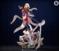 TU007 - Games character design, Cha Hae In from solo leveling , 3d stl print resin download file