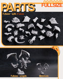 R330 - Dragon Character design, Tiamat from Dungeons & Dragons, 3d STL resin print download files