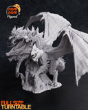 R330 - Dragon Character design, Tiamat from Dungeons & Dragons, 3d STL resin print download files
