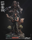 TU016 - Movie character design, Predator and Dutch Diorama (Non Supported), 3d resin stl file download