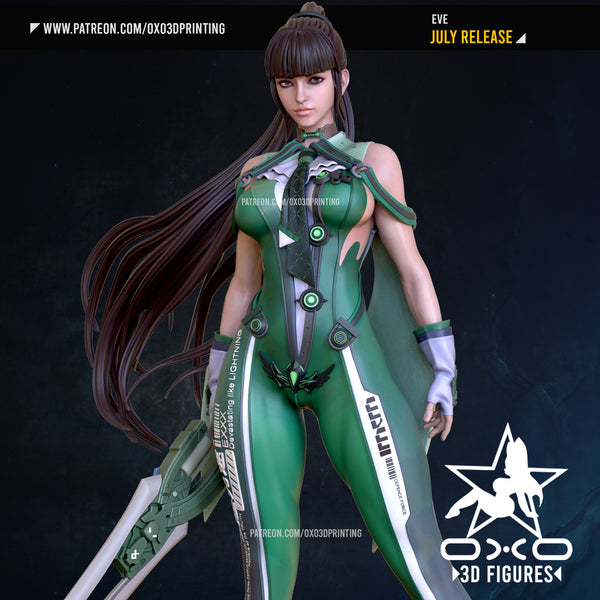 TU168 - NSFW Female Character design, Rosa, Eve Stella Blade，3d STL resin print download files