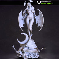 R150 - Games character design, Morrigan Aensland from dark stalkers, Nsfw 3d stl files instant download