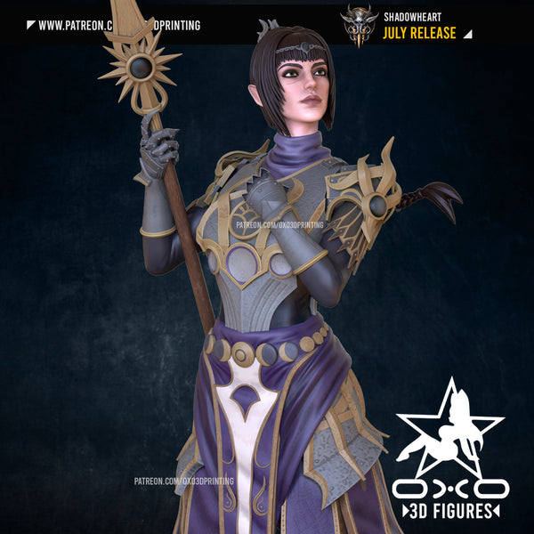 TU174 - Female Character design, NSFW Shadowheart，3d STL resin print download files