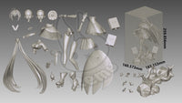 TU057 - Vtuber Character design，Nanashi Mumei , 3d STL resin print download files