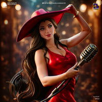 TU050 - Female character design, Pauline - Super Mario, 3D Printer Files, 3d STL resin print download files